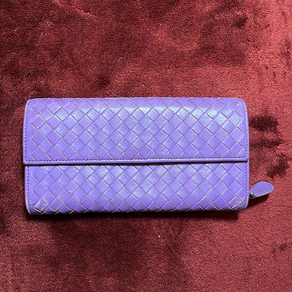 Bottega Veneta Lilac long Wallet